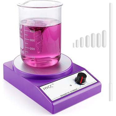 Swansoft Agitateur Magnétique 2000ml - Mélangeur 0-2000 RPM Avec Barre PTFE, USB, Idéal Pour Laboratoire, Brassage Et Levure