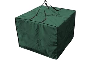 DUBBULON Garden Cushion Storage Bag - Furniture Seat Outdoor Cushions Covers Storage Bag | Outdoor Heavy Duty 210D Oxford Fabric | Waterproof Protective Cover Pads, Transport Bag, With Zips And Handles