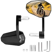 Specchietti Moto Per Manubrio 22 Mm | Regolabili 360° Per Scooter E Cruiser - Foto 5