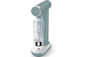 Smeg SKC01EGM Soda Maker, rutschfeste Füße, platzsparendes Design, 800 ml, Smaragdgrün