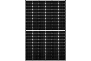 ENJOY SOLAR JA Solar® Pannello solare bifasico monocristallino, 440 W, Black Edition, ideale per camper, casette da giardino, barche (Mono 440 W, 36 V, per sistemi PV da 24 V)