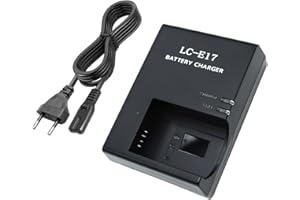 KWTOUL LP-E17 LC-E17C Ładowarka do baterii aparatu kompatybilna z Canon EOS M3 M5 M6 200D 250D 750D 760D 800D Rebel T6i T6s 8000D 9000D Kiss X8i Kiss X9 Rebel SL3