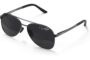 LUENX Men Women Sunglasses Polarized Lens - UV 400 Protection Fashion Pilot Style 60MM