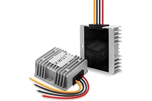 XWST 48 V 12 V Convertidor DC 36 V/48 V a 12 V 20 A 240 W Auto Fuente de alimentación Convertidor Transformador Transformador Adaptador Amplia Entrada para Coche Motor Camión Coche Coche Barco