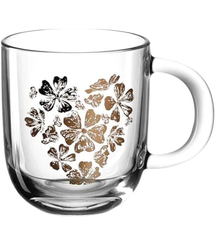 Leonardo Bambini 022900 Glazen mokken, 6-delige set, kinderbekers van glas met diermotief, vaatwasmachinebestendige theekopjes, krokodillengroen, 6 stuks, 280 ml