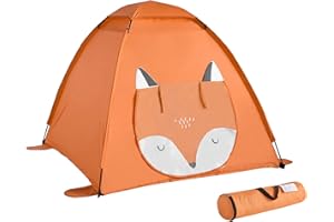 SoBuy OSS05 namiot dziecięcy z drzwiami i oknem, namiot do zabawy z przenośną torbą, namiot dla dzieci, domek do zabawy, namiot typu pop-up, szer. x wys. x szer. x gł. x wys. x szer. x wys. x szer. x gł. x wys.): 129 cm