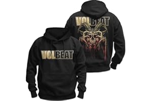TEE SHACK Volbeat Bleeding Crown Skull Official Unisex Hoodie Hooded Top (X-Large) Black