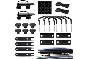 BCENG 4 Stück Dachbox Befestigung U Bügel Dachbox Halterung Befestigung Universal Auto Van Montage Fitting Sätze Dachbox Befestigung U Bügel Dachbox Befestigung Universal Auto Van Montage Fitting Kit