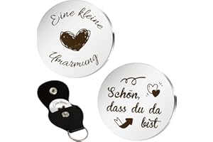 Hroanc Dankeschön Geschenke Glücksbringer Kleine Umarmung Geschenke Für Paare Geburtstagsgeschenk Für Freundin Mama Schwester Tante Geschenk Beste Freundin Weihnachten | Schön DASS Du Da Bist