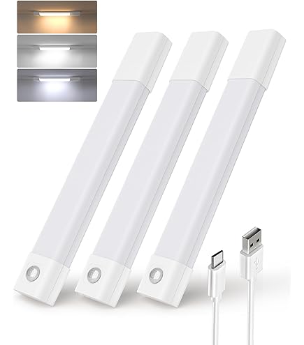 HIBOITEC 60 luces LED para debajo del gabinete, paquete de 2 unidades