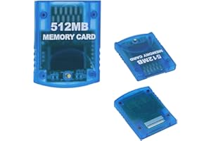 Tolesum 512MB (8192 Blöcke) Wii Memory Card, Hochgeschwindigkeits Speicherkarte Kompatibel für Wii Game Cube NGC GC Konsole