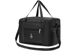 YOODI Sac 40x20x25 Ryanair Sac de Voyage Sac Cabine Avion Pliable Sac Cabine Bagage Cabine Bagag Sac de Sport Sac Weekend Duffel Sacs Camping Randonnée Pliant Organisateur (20L)