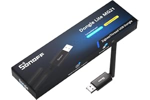 SONOFF Zigbee 3.0 & Thread Dongle Lite (EFR32MG21) | USB-stickkoordinator för Home Assistant & Zigbee2MQTT | Kompakt gateway med enkel flashfunktion och förlängningskabel