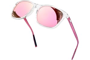 KANASTAL Größe Polarisiert Sonnenbrille Herren und Damen Retro Klassische Verspiegelt Sonnenbrille mit Al-Mg Bügel UV400 Schutz für Reise Wandern Angeln und Alltag