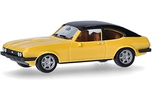 Herpa modello di auto Ford Capri II mit Vinyldach, in scala 1:87, pezzo da collezione, modello tedesco, statuetta plastica