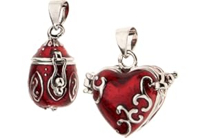 MagiDeal Ciondoli per Collane, Ciondolo Urne Cinerarie per Cani, Ciondolo Cuore Scatola Accessorio Apribile Con Contenitore per Tenere I Capelli O Il Profumo O Una Lettera D'amore