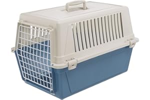 Ferplast Atlas 30 Cat and Dog Carrier, Blue