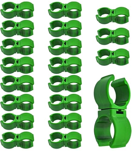 Fibbie Di Collegamento Per Tralicci Da Giardino - 50 Pezzi In Acciaio Zincato Per Piante Rampicanti - Foto 7