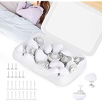 Bettdecken-Klammern Set - 16 Stück Halterungen Für Bettbezug & Steppdecke, Weiß