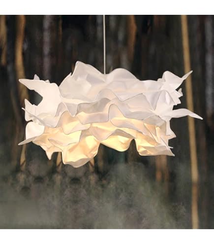 Fityle Lampenschirm Aus Papier In Blumenform – Dekorativ, Für Pendelleuchten, 3 Größen