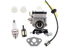 MCHNIC 11mm Pièce de rechange Carburateur pour 22cc 26cc 33cc 34cc 36cc taille-haie, débroussailleuse, tronçonneuse Carburateur Moteur de tondeuse à gazon