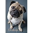 Pug Notebook: Cute Pug Lined Journal, The Perfect Novelty Pug Gift for Anyone who Loves Pugs or Dogs
