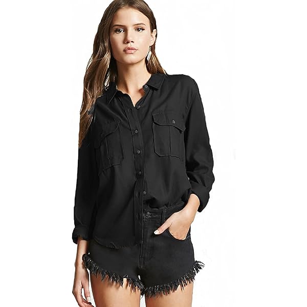 本LA‐３‐9 Buy ZX3 Women Regular Fit 3/4 Sleeves Formal Shirt (Light Grey_S