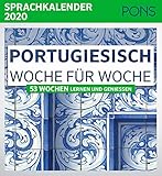 PONS Sprachkalender 2020 Portugiesisch Woche für Woche: 53 Wochen lernen und genießen by 