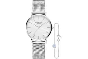 VICTORIA HYDE Mujer Pulseras Reloj Set Cuarzo analógico Reloj