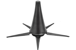 YESMOO Soporte para trompeta, soporte para clarinete de 5 patas para instrumento de viento