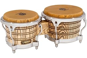 LP Latin Percussion Galaxy Giovanni Bongos 7 1/4" + 8 5/8" Chromé