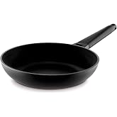 CASTEY - Classic Induction Pan, Model 4-24, Black, Size 24 cm, Aluminium and Detachable Handle, Non-stick Coating, PFOA-free,