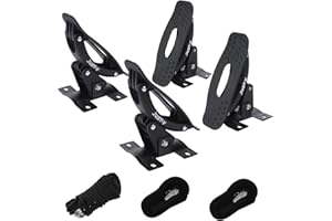 Just-V Kayak Carrier Kayak Holder Car Set of 4 Kayak Roof Rack universal roof Rack can Carry 75 kg, Holder for Kayak and ski Board Including 4 All-Purpose