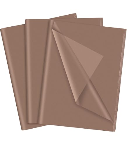 120 Feuilles de Papier de Soie pour Sacs d'Emballage Cadeau, 10