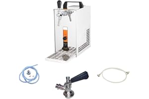 ich-zapfe Ensemble Complet - Tireuse a Biere avec Pompe à Membrane PYGMY 25/K, Machine a Biere, Pompe a Biere 1 Ligne, 35 litres/h, Professionnelle, Green Line, KeyKeg