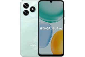HONOR X5c Plus 4G Smartphone, 4GB RAM 128GB ROM, Dual SIM, 5130mAh Battery, 6.74" 90Hz Display, 50MP Camera, Ocean Cyan – Middle East Version (UAE Type Approved)