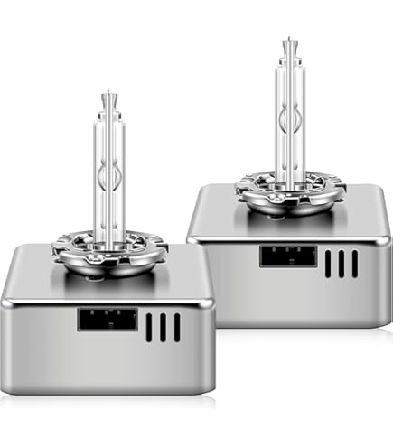 TECTICO D5S Xenonlamp 12V 25W HID Koplamp 4300K Warm Wit, Ultraheldere Vervanging voor Grootlicht Dimlicht, 2 Stuks