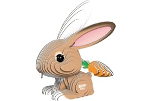EUGY 071 Conejo. Eco-Friendly 3D Paper Puzzle