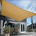 Yahome Sun Shade Sail Shade 3 x 3 Meter Net Canopy UV Protection Umbrella UV Blockage Awning Camping Shade Garden Patio Pool Yard Pergola For BBQ, Garden, Top Cover (3 x 3 Meter)