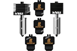 JUUPINE Lot de 2 pour imprimante 3D Bambu Hotend H2D/H2S 0,2 mm en acier trempé (avec 2 chaussettes en silicone), pour Bambu Lab H2D ACE Pro, Fineness d'impression optimale