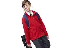 Regatta Unisex Kids Professional Kids Brigade Ii Quick Drying Full Zip Fleece Fleece (pack of 1)