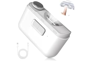 CALENXY 3-in-1 Elektrischer Nagelknipser mit Licht, Automatischer Nagelknipser Nageltrimmer Nagelpolierer mit Nagelreste Aufbewahrung,Nagelknipser Trimmer für Babys,Kinder,Erwachsene,Senioren
