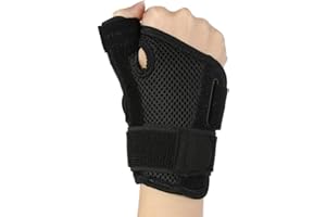 DOACT Wrist Wrap, bandaż na kciuk dla kobiet i mężczyzn, stabilizator nadgarstka do uprawiania sportu, fitnessu, treningu siłowego