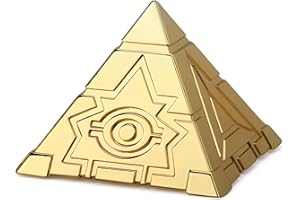 LNCOJOLM Pyramide Fidget Spinner Sensorisches Spielzeug für Kinder Erwachsene Stress Relief, Metall Fidget Schreibtisch Spielzeug Dekoration für Büro, Geburtstagsgeschenk Party Gunst Klassenzimmer Preise