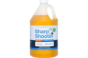 KINZUA ENVIRONMENTAL Sharpshooter, Heavy-Duty Trash Can Odor Eliminator & Degreaser, Garbage Surface Cleaner and Deodorizer Foam, Professional-Grade, Fresh Citrus Scent (3.79 Liters (Pack of 1))