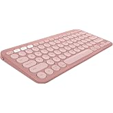 Logitech Pebble Keys 2 K380s Kablosuz Klavye, &Ccedil;oklu Cihaz &Ouml;zellikli, Kişiselleştirilebilir Kısa Yollar, Bluetooth, Taşınabili