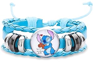 Xtaguvdm Braccialetti Amicizia Bambini, Bracciale in Pelle Regolabile, Bracciale Regolabile Bambini, Bracciale Regolabile, per Ragazze, Ragazzi