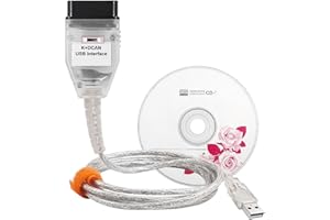 Namvo K+Dcan USB-Kabel mit Schalter für E-Serie Chassis-Diagnosetool OBD2-Kabel -kompatible Fehlerlese- und Reset-Funktionen