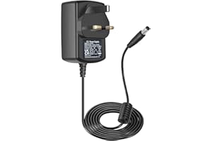 Lonnky 12V 2A Power Supply with 1.2 M Cable, Compatible with Led Strip Light, Home Security Camera, LCDs, Routers, 100-240V AC to 12V DC Adaptor Converter Wall Plug