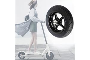 SOEKODU Front Wheel 8 Inch for Electric Scooter Solid Tyres 200x50 Scooter Replacement Wheel Hub Non-Pneumatic Tire for Electric Scooter